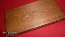 colt 125th 45lc wood box + colt emblem 1