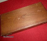 colt 125th 45lc wood box + colt emblem 1