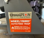 Champion trap thrower w/battery and box of clays