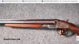 LC Smith 16 GA left side mid section view