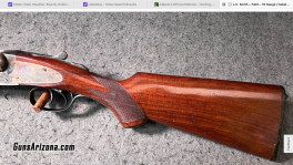 LC Smith 16 GA left side stock view