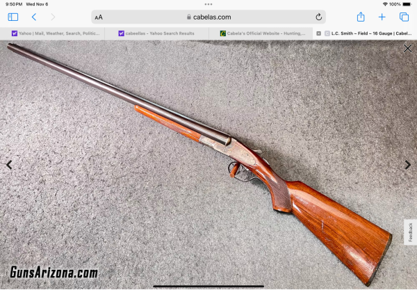 LC Smith SxS, 16 GA, Field Grade