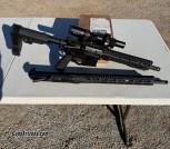 📈450 Bushmaster AR Pistol with 1,100 rounds‼️ 2 complete upper receivers