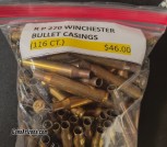 R P 270 WINCHESTER CASINGS (116 COUNT)