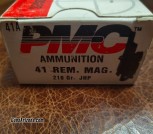 41 REM MAG, 210 GR JHP 50 CENTERFIRE CARTRIDGES