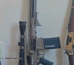 Aero precision 308 cal AR10 with leopold FX freedom.