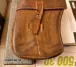 LEATHER POUCH TO CARRY FOUR 30 ROUND MAGAZINES
