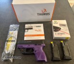 Taurus G2C Semi-Auto Pistol - Black /Dark Purple - 12 + 1 