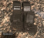 GERBER CUSTOM FIT UNIVERSAL PISTOL MAG & TOOLS QUAD SHEATH QUIET DEPLOY POUCH, BLACK