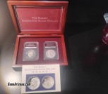 Silver Eisenhower Dollars 40% RARE 1973 issues SILVER BULLION 22 COINS TOTAL (SEE APMEX FOR CURRENT VALUES!!!)