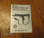 MP 81 Sub Gun Manual Steyr Daimler Puch AG
