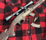 Remington Nylon Mohawk 10-C with Weaver K4 scope and spare mag