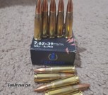 7.62x39mm Igman Brass 990 rounds FMJ