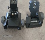 Flip up iron sights