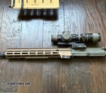 BUNDLE OR INDIVIDUAL. Geissele URGI Upper 14.5 w/ Nightforce ATACR 1-8 