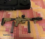 AR-9 with upgrades (suppressor ready) aero precision 