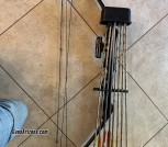 Bear compound bow, black mag model 