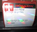 Hornaday 223 55 Grain FMJ 50 Rounds