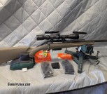 RUGER AMERICAN IN 7.62X39 CAL. WITH EXTRAS
