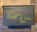 800 Rds. 5.56x45 4 bBall/1 Tracer on Links