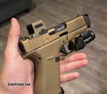 FDE Glock 43x MOS 