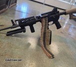 Belt fed AR