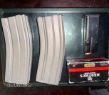 9mm ammo, ar15 magazines, sig p365xl mag