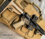 American Tactical Mil-Sport  AR Pistol Multi cal 223/.556  “7.5 inch barrel with added buffer tube, pistol brace, lower rail, angled grip, red dot, 2-30rd mag