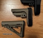 SBA3 Braces and Magpul Stock