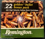 419 Rounds Remington Golden Bullet .22 LR High Velocity Hollow Point Ammo – 8¢ Per Round