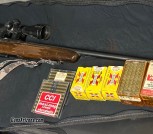 Trade Mossberg huckster .22 mag. Scoped and ammo. Trade for handgun or revolver 