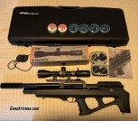 FX Wildcat MK3 PCP air rifle package - .22 caliber