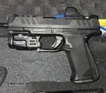 Walther PDP F-type with night sights Holosun SCS and Streamlight TLR-7A