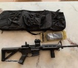 New Magpul full upgrade AR15, 2stage trigger, Primary Arms optic, case