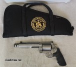 S&W 500 Magnum Performance Center revolver, Lew Horton 1 of 1,000, 6.5” barrel with comp, model #170246, stainless steel, 5-round cylinder, PC soft case, box