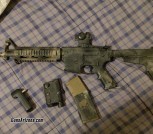 Anderson AR 15 5.56. Camo/skulls 