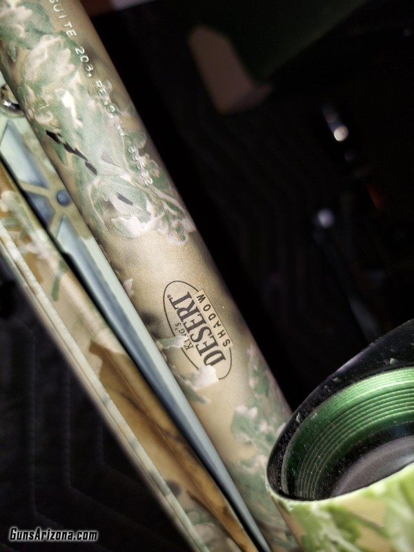 Camo-dipper Howa 1500 .243 w/variable 4x-16x scope