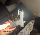 Chrome plated dagger 