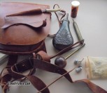 Muzzle Leader Shooters Bag with Antique Accessories