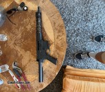 Combat armory 10.5 inch A.R. 15 with super safety