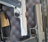 Tungsten grey DESERT EAGLE 44MAG & a MADE IN Isreal 45acp