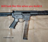 AR-45 .45acp pistol DIY kit, 8' bbl, glock mags $519