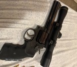 S&W 586 Leupold scope blued