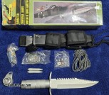 Ramster 12' Survival Knife With Sheath and Accessories - New Open Box