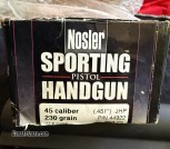 Nosler .45 230gr .451 JHP - 250ct