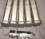 Five Magpul GL9 Magazines (Glock 19) - Surefire X200 Pistol Light