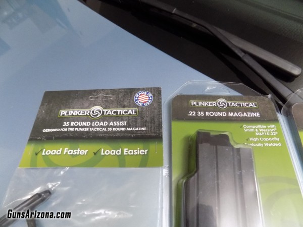 S&W M&P 15-22 22LR, Plinker Tactical 35-Round Polymer Magazin