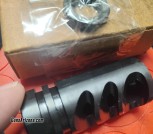 Muzzle Brake - Comp 1/2 X 28 with lock nut Precision Armament clone!