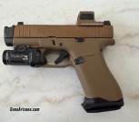 Tan Glock g43x + upgrades (brand new)