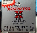 Winchester Super X High Brass 410 Gauge 7-1/2 Shot Ammo